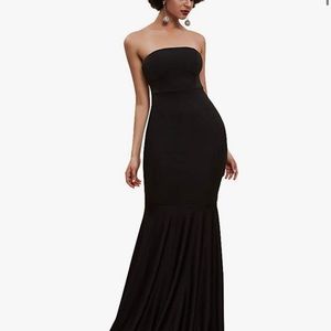 Black maxi dress
